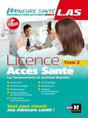cover image of Licence Accès Santé, Tome 2